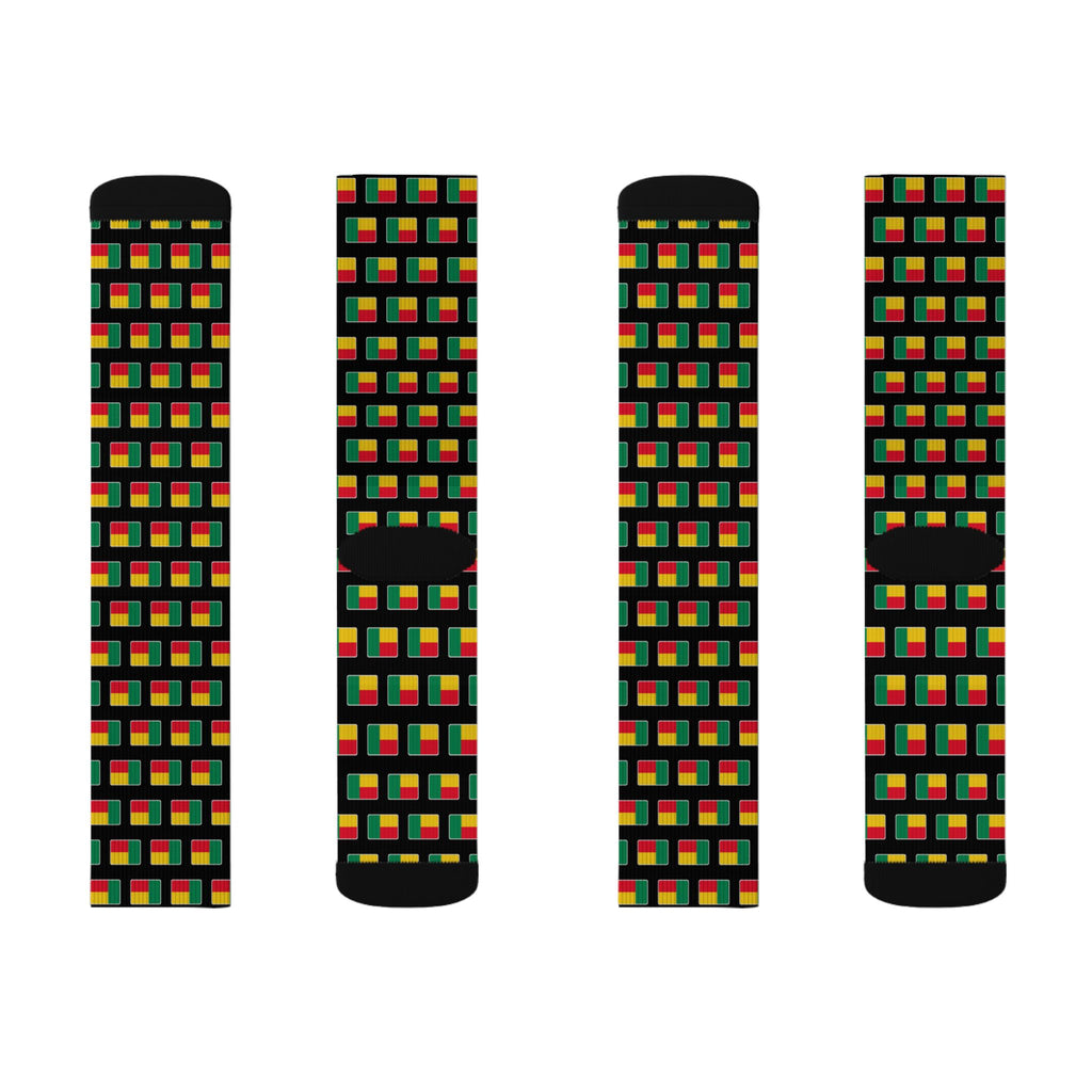 Benin Mission Flag Socks