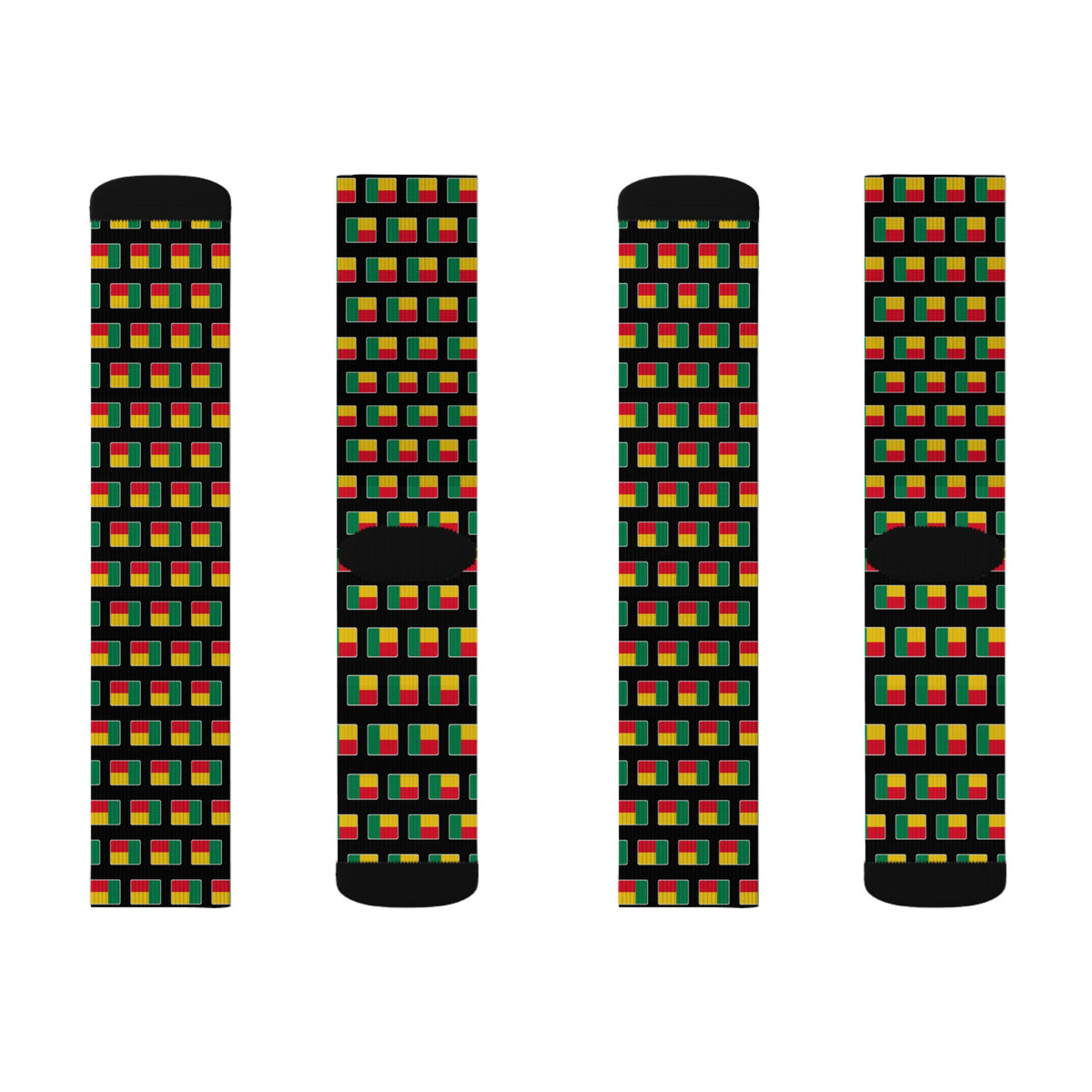 Benin Mission Flag Socks
