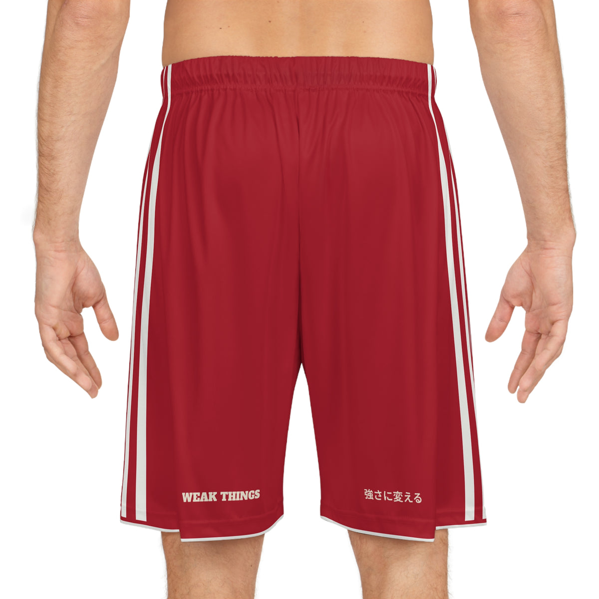 Japan Tokyo South Mission Basketball Shorts, worn, back view
