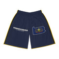 Pennsylvania Pittsburgh Mission Basketball Shorts, front view