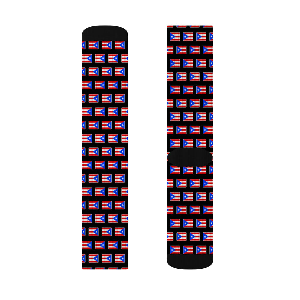 Puerto Rico Mission Flag Socks