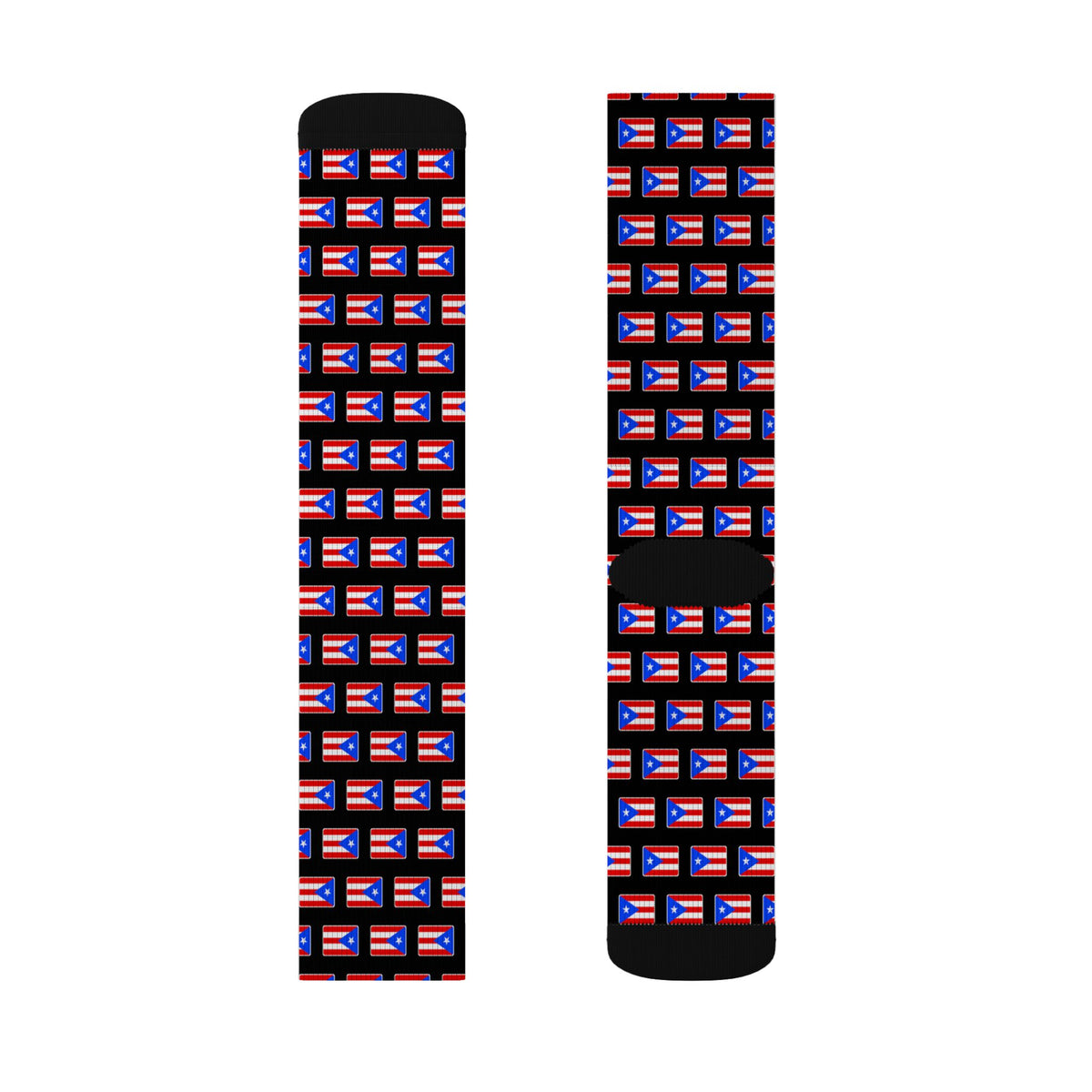 Puerto Rico Mission Flag Socks