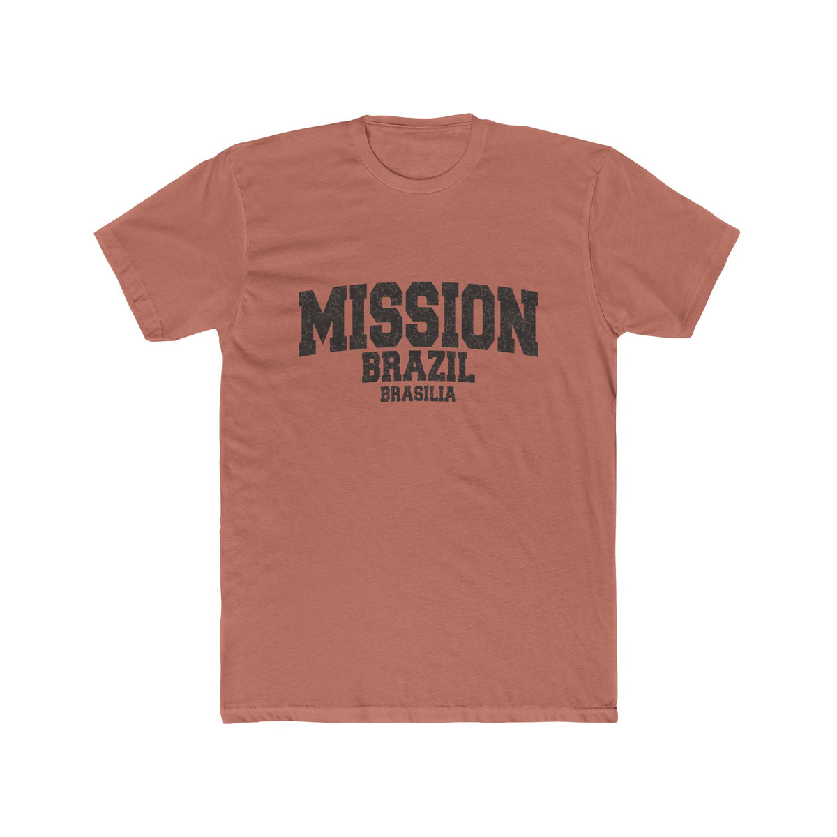 Brazil Brasilia Mission T-Shirt in Solid Desert Pink, front view