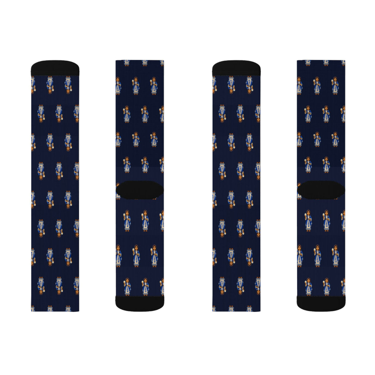 Abish Brick Chess crew socks by Weak Things view 2