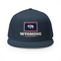 Wyoming Cheyenne Mission Flag Map Trucker Hat