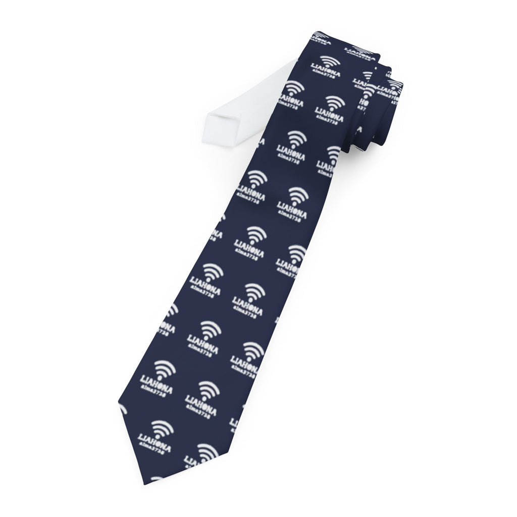 Liahona WiFi Alma 37:38 necktie by Weak Things view 2