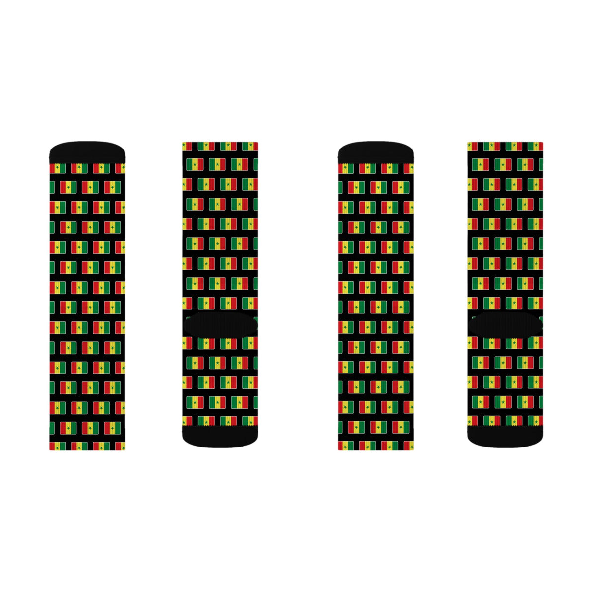 Senegal Mission Flag Socks