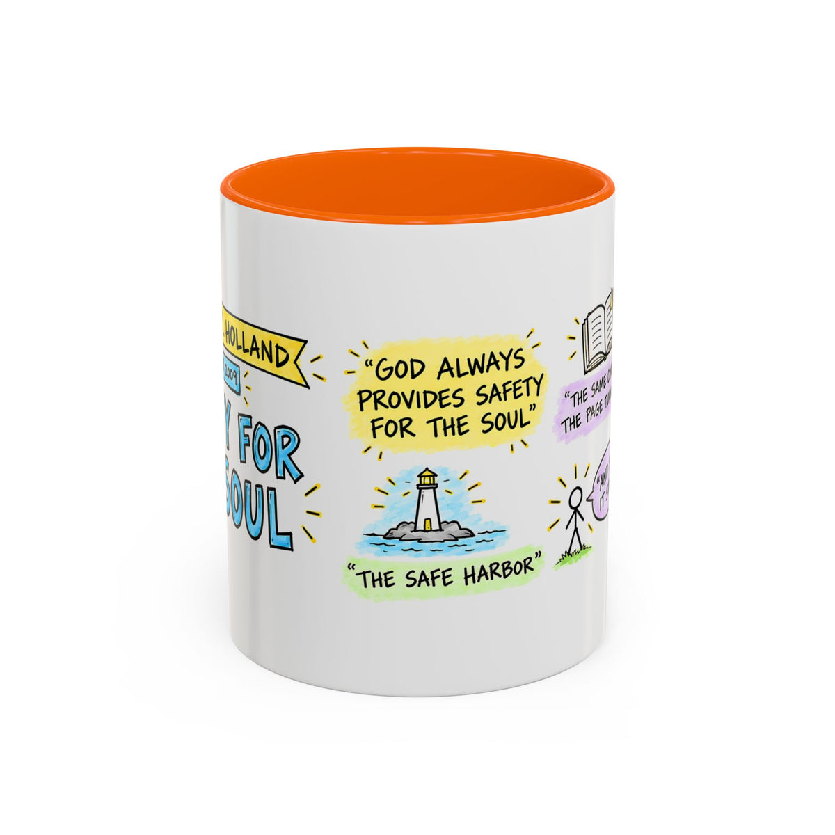 Safety for the Soul Sketch Note Mug — Jeffrey R. Holland