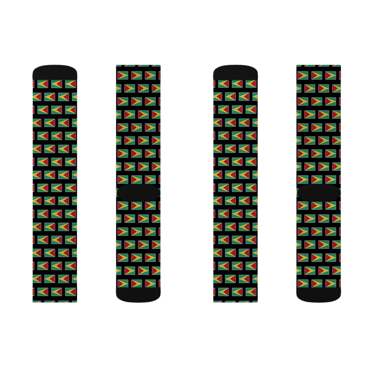 Guyana Mission Flag Socks