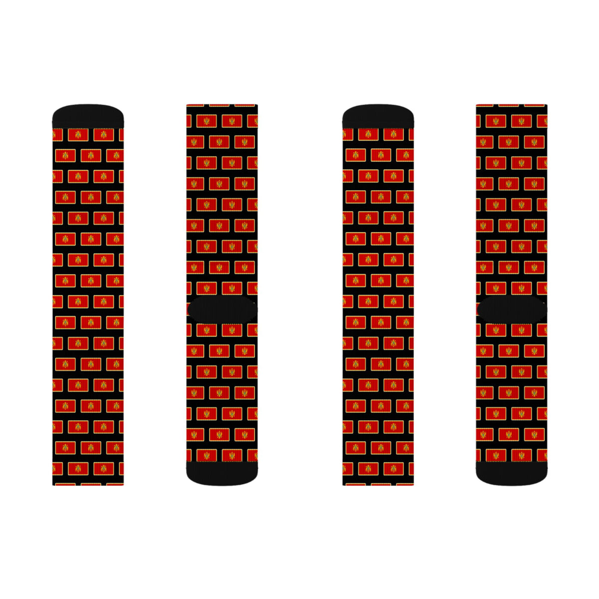 Montenegro Mission Flag Socks