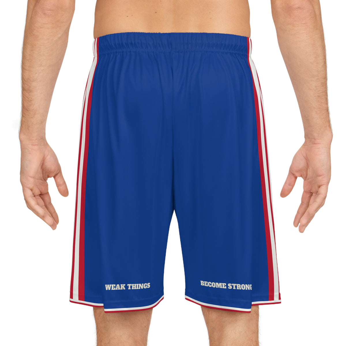 Australia Sydney Mission Basketball Shorts, worn, back view