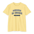 Press Forward shirt in Cebuano on Banana Cream: “MOPADAYON SA UNAHAN”, 2 Nephi 31:20