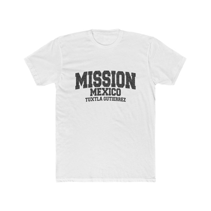 Mexico Tuxtla Gutierrez Mission T-Shirt in Solid White, front view