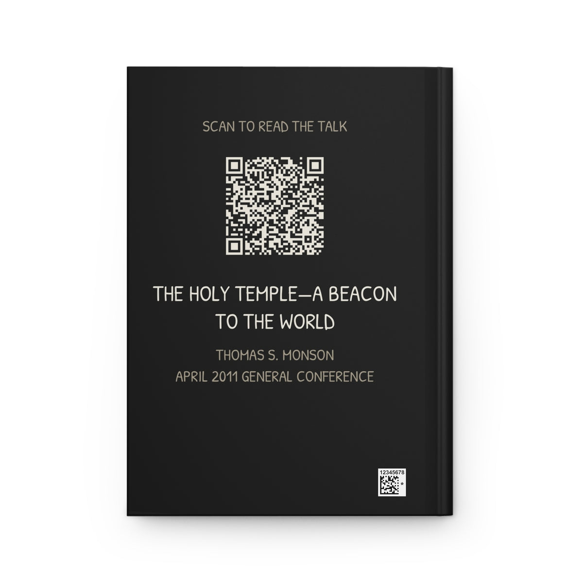 The Holy Temple—a Beacon to the World Sketch Note Journal — Thomas S. Monson