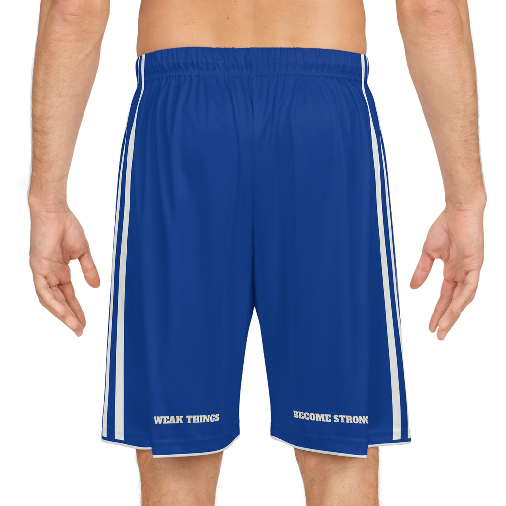 Oklahoma Tulsa Mission Basketball Shorts, worn, back view