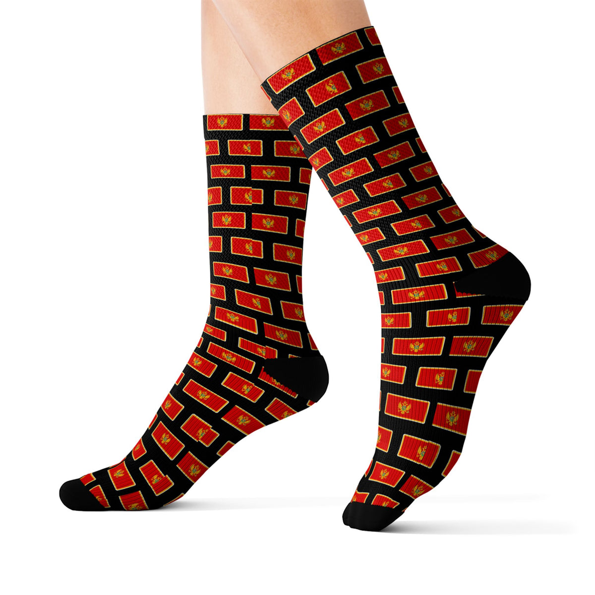 Montenegro Mission Flag Socks