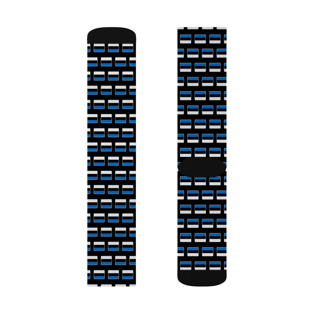 Estonia Mission Flag Socks