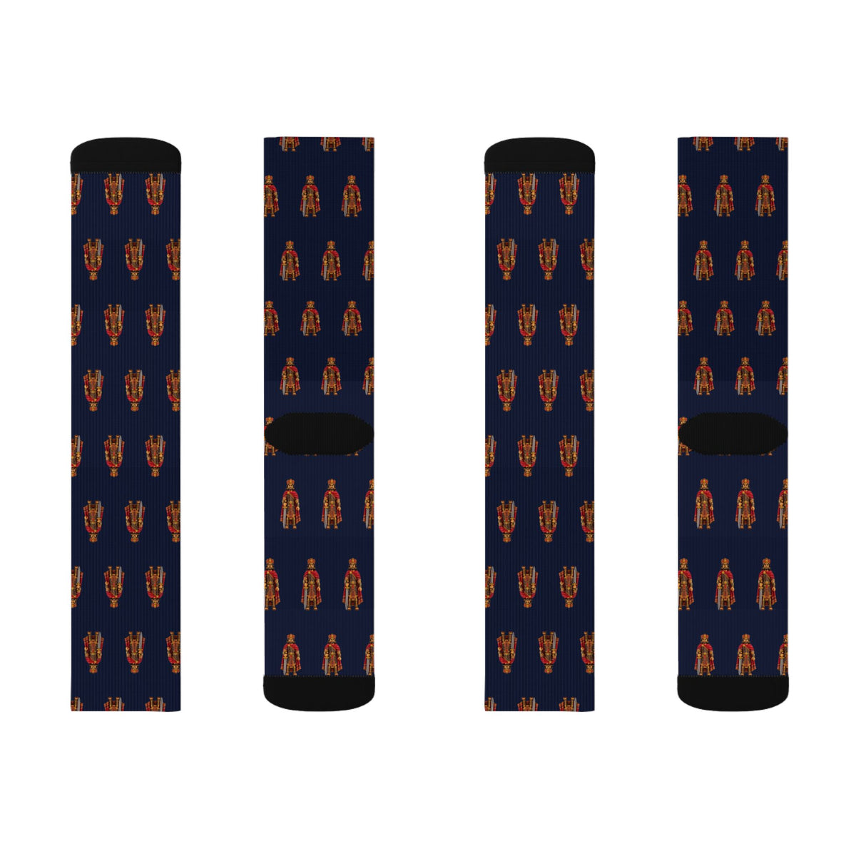 Ammoron Brick Chess crew socks by Weak Things view 2