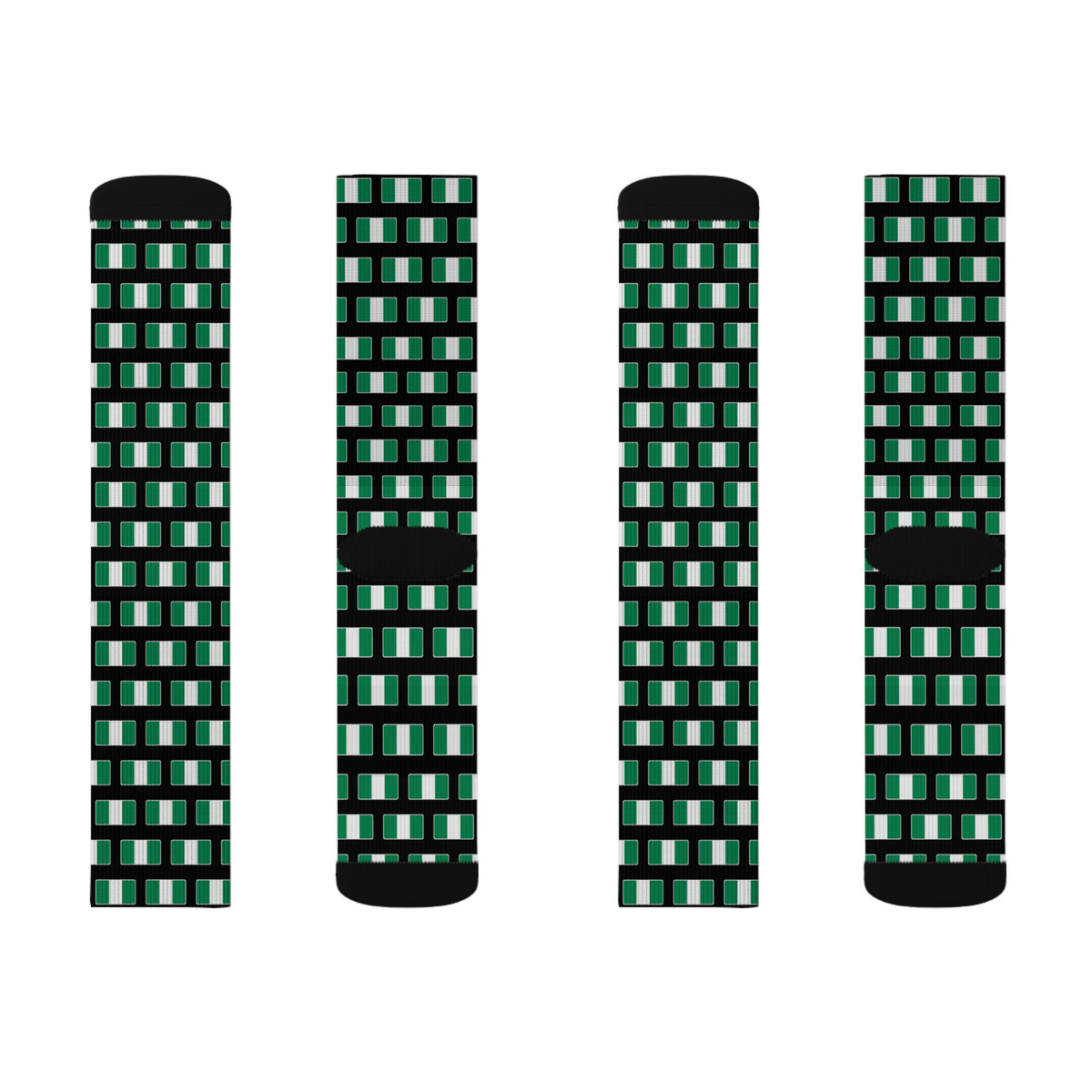 Nigeria Mission Flag Socks