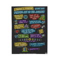 Finding Joy in the Journey Sketch Note Plush Blanket — Thomas S. Monson