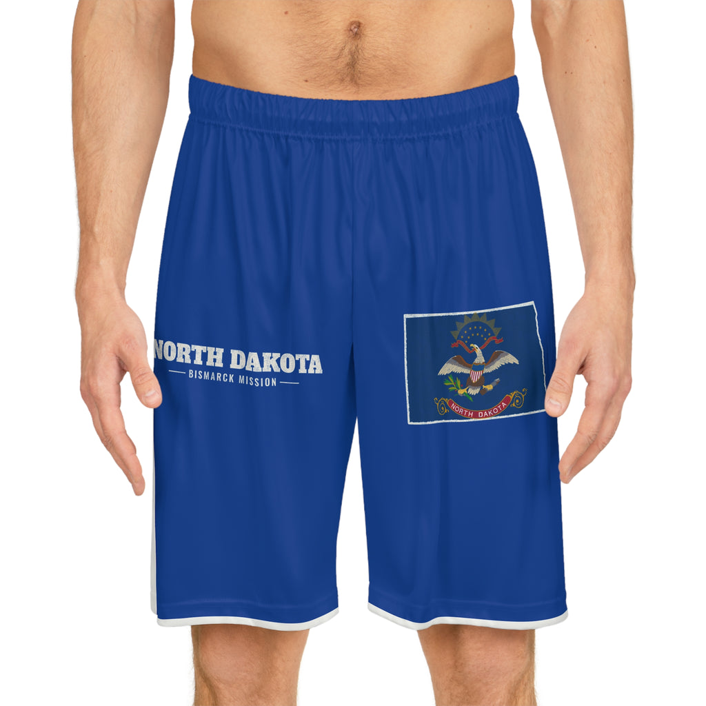 North Dakota Bismarck Mission Basketball Shorts