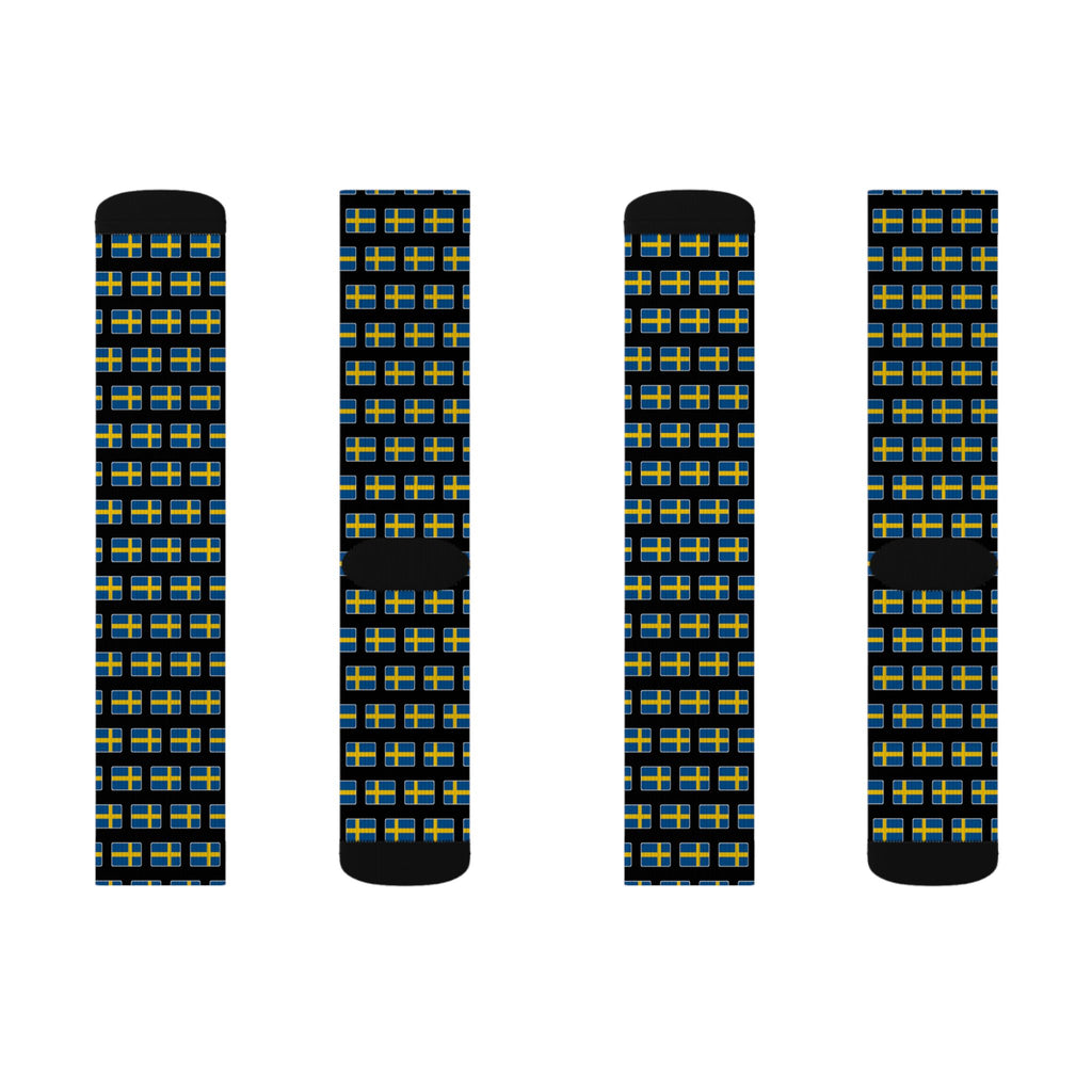 Sweden Mission Flag Socks
