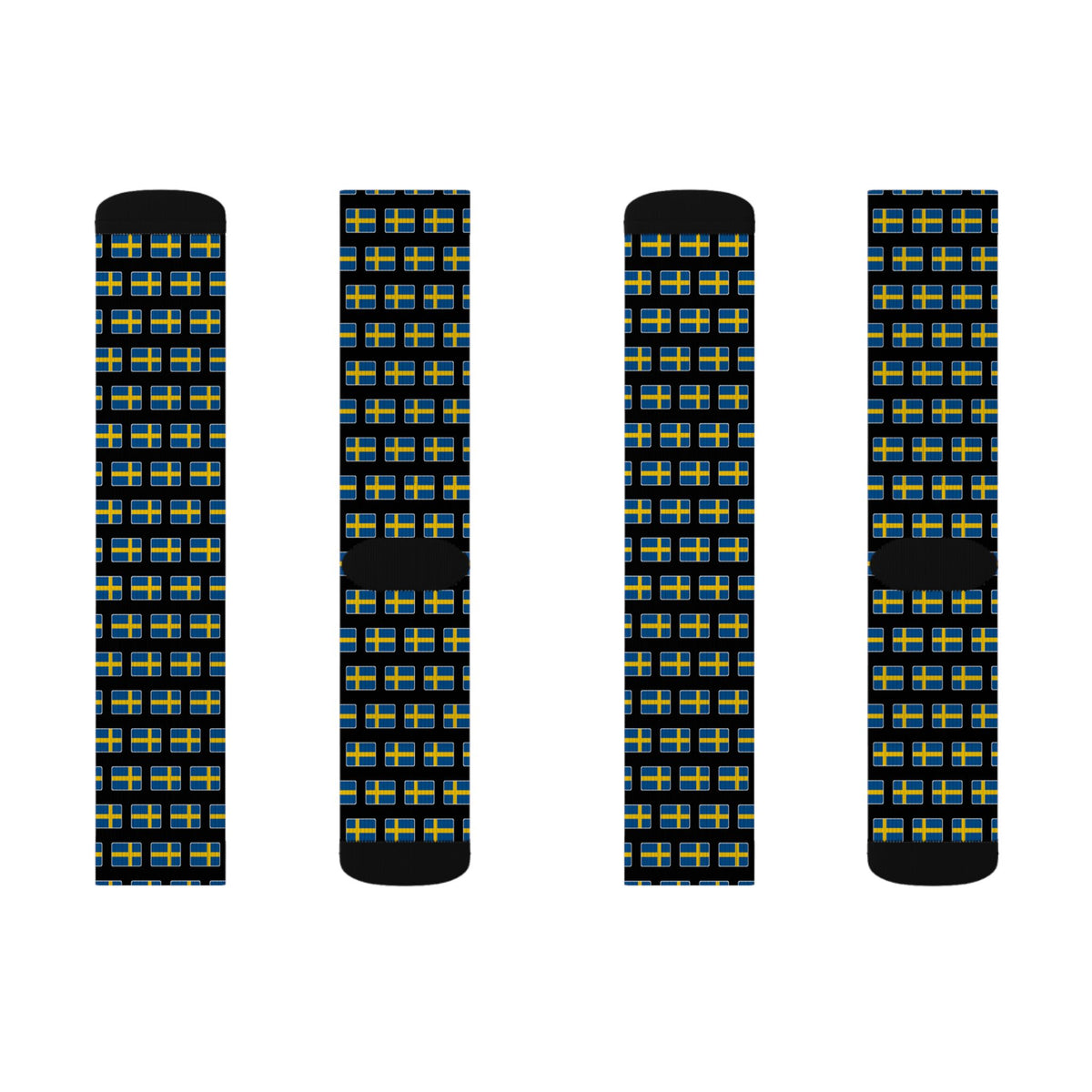 Sweden Mission Flag Socks