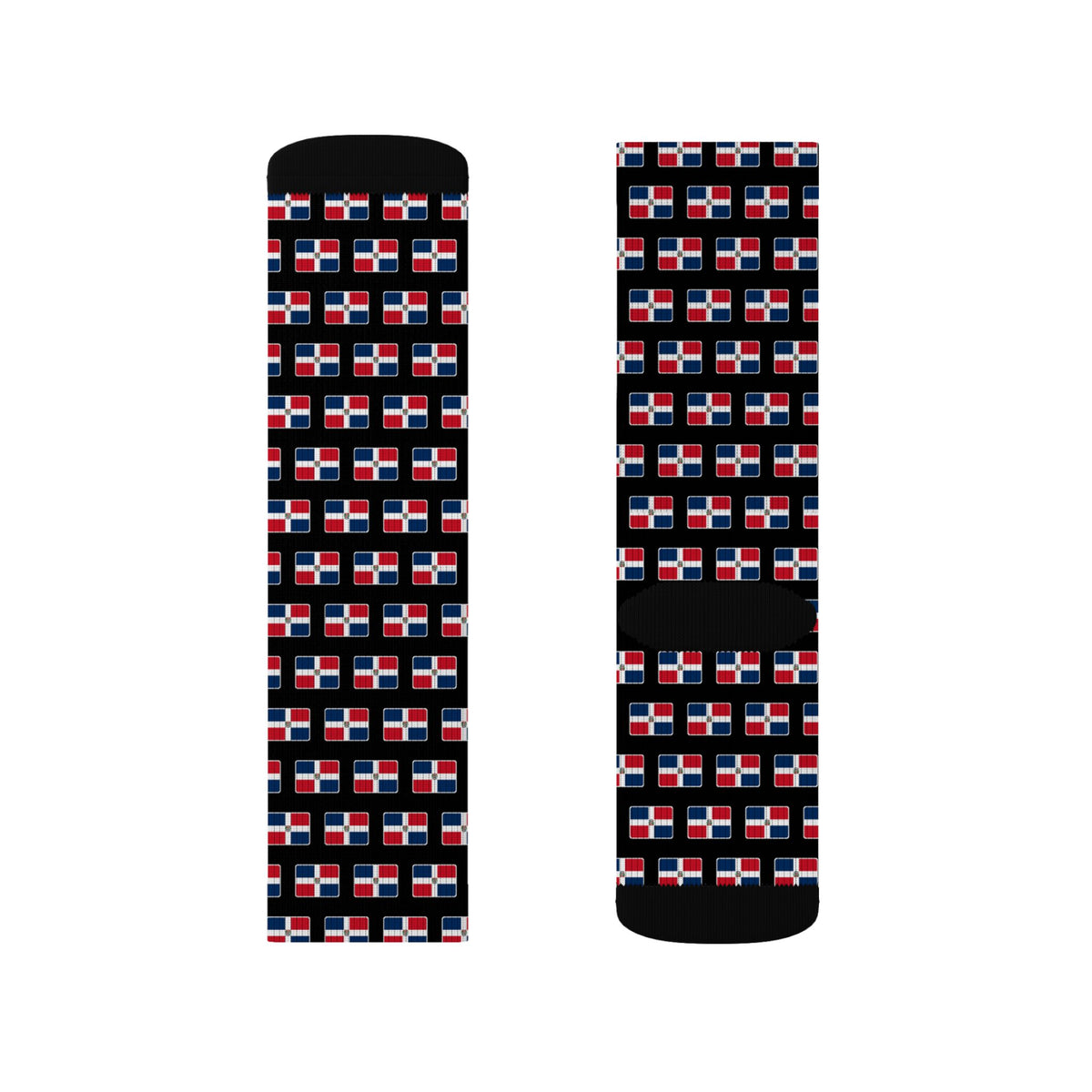 Dominican Republic Mission Flag Socks
