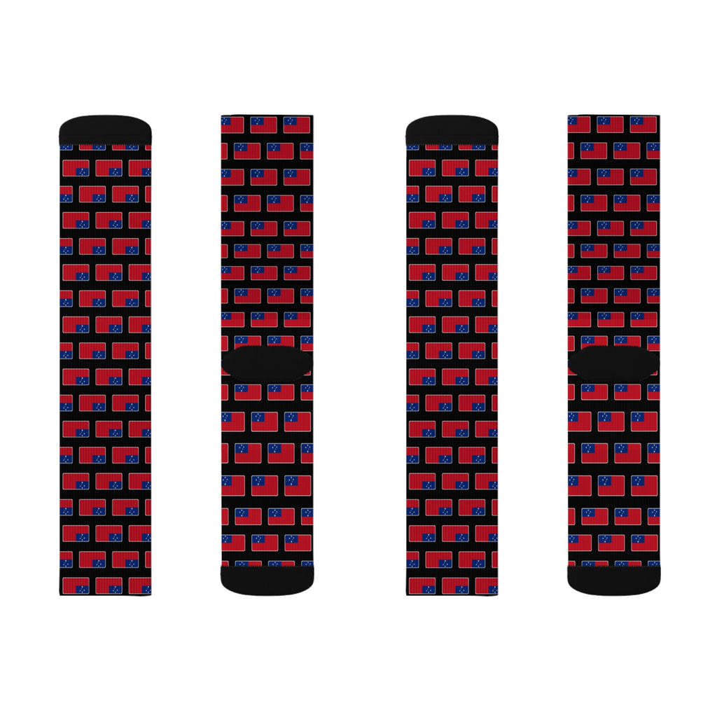 Samoa Mission Flag Socks