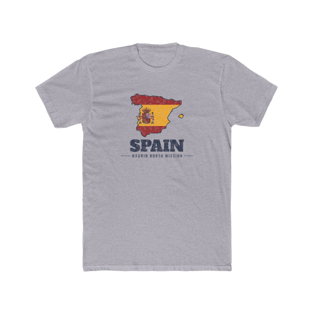 Spain Madrid North Mission Flag Map Shirt