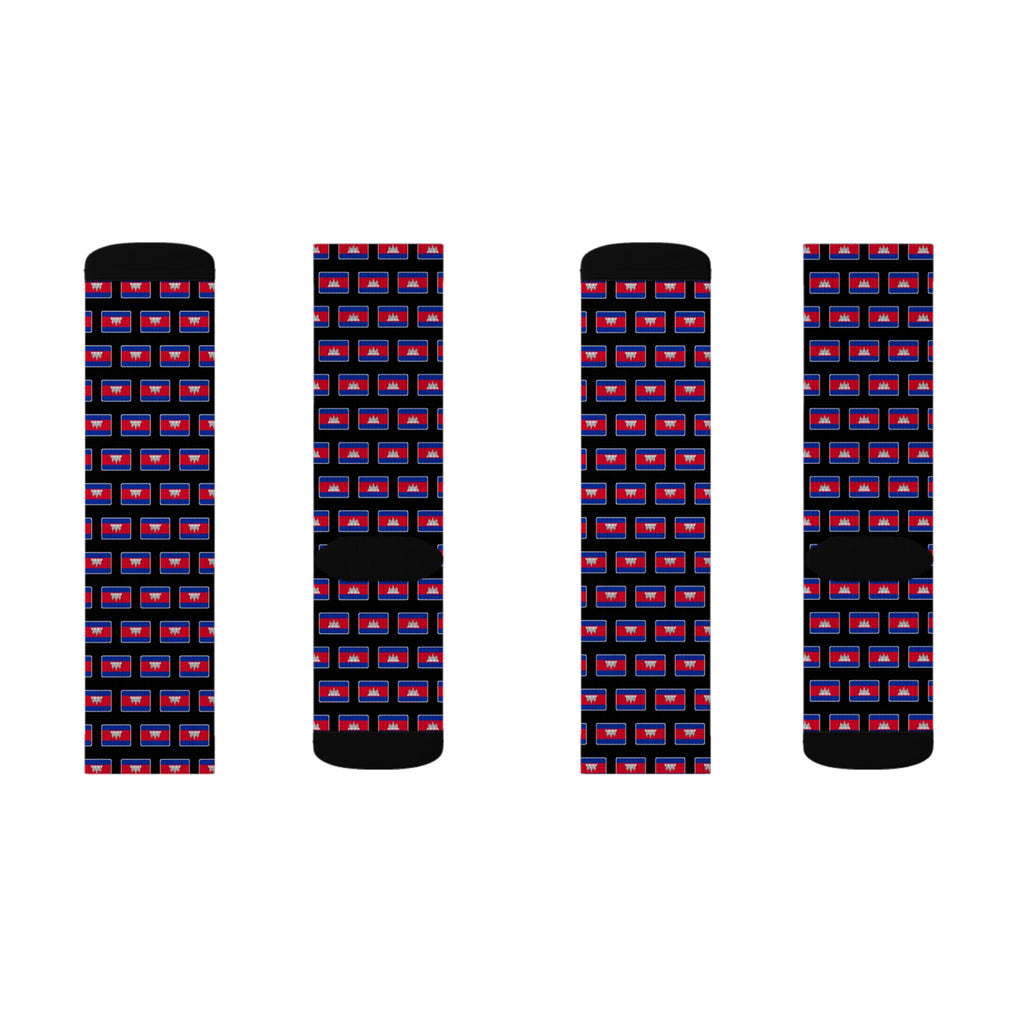 Cambodia Mission Flag Socks