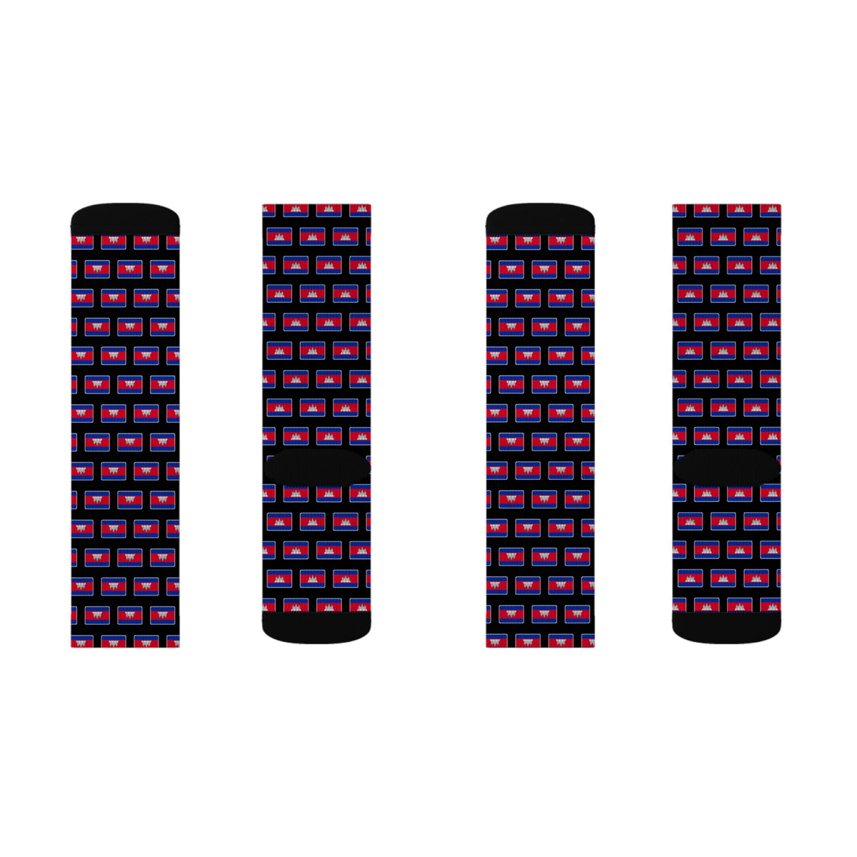 Cambodia Mission Flag Socks