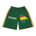 Bolivia Santa Cruz North Mission Basketball Shorts, front view