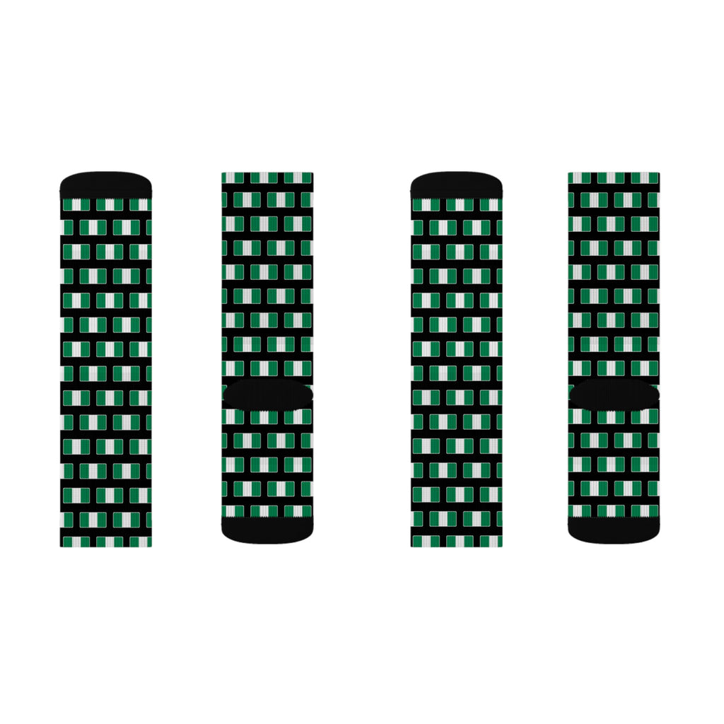 Nigeria Mission Flag Socks