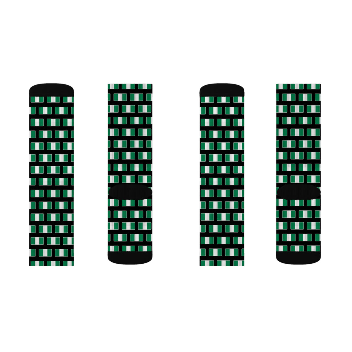 Nigeria Mission Flag Socks