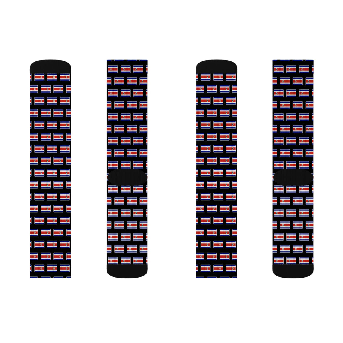 Costa Rica Mission Flag Socks