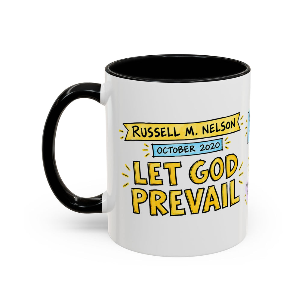 Let God Prevail Sketch Note Mug — Russell M. Nelson