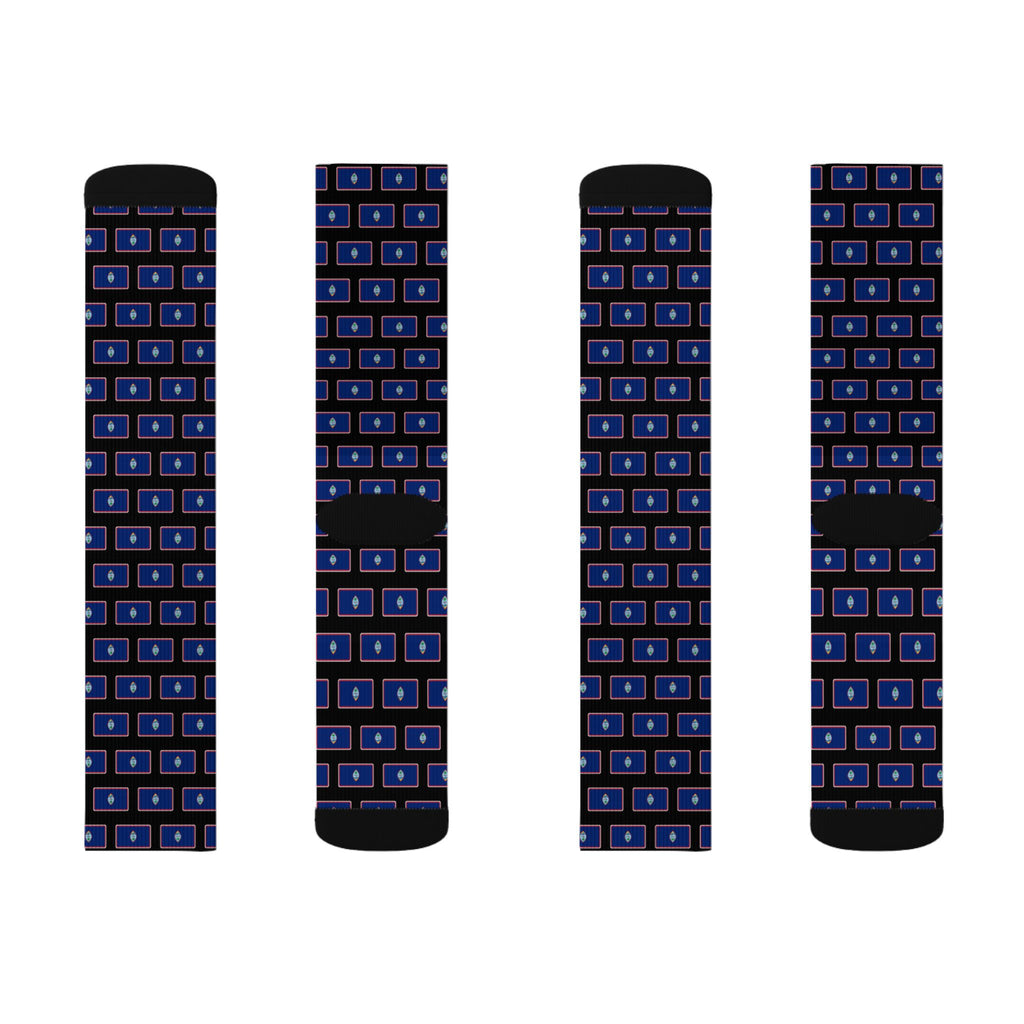 Guam Mission Flag Socks