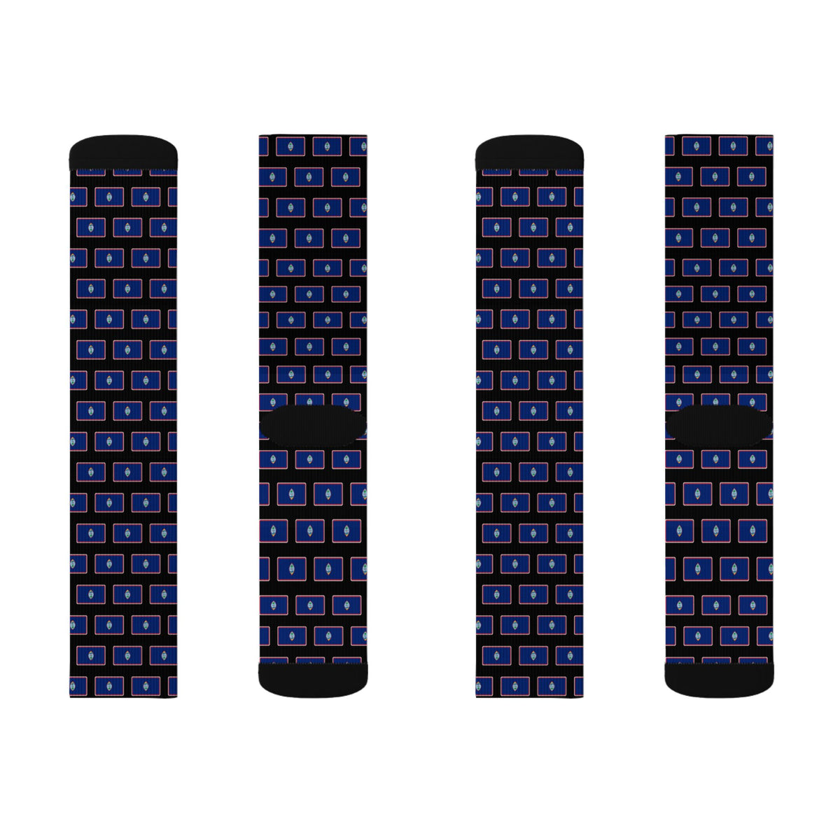 Guam Mission Flag Socks