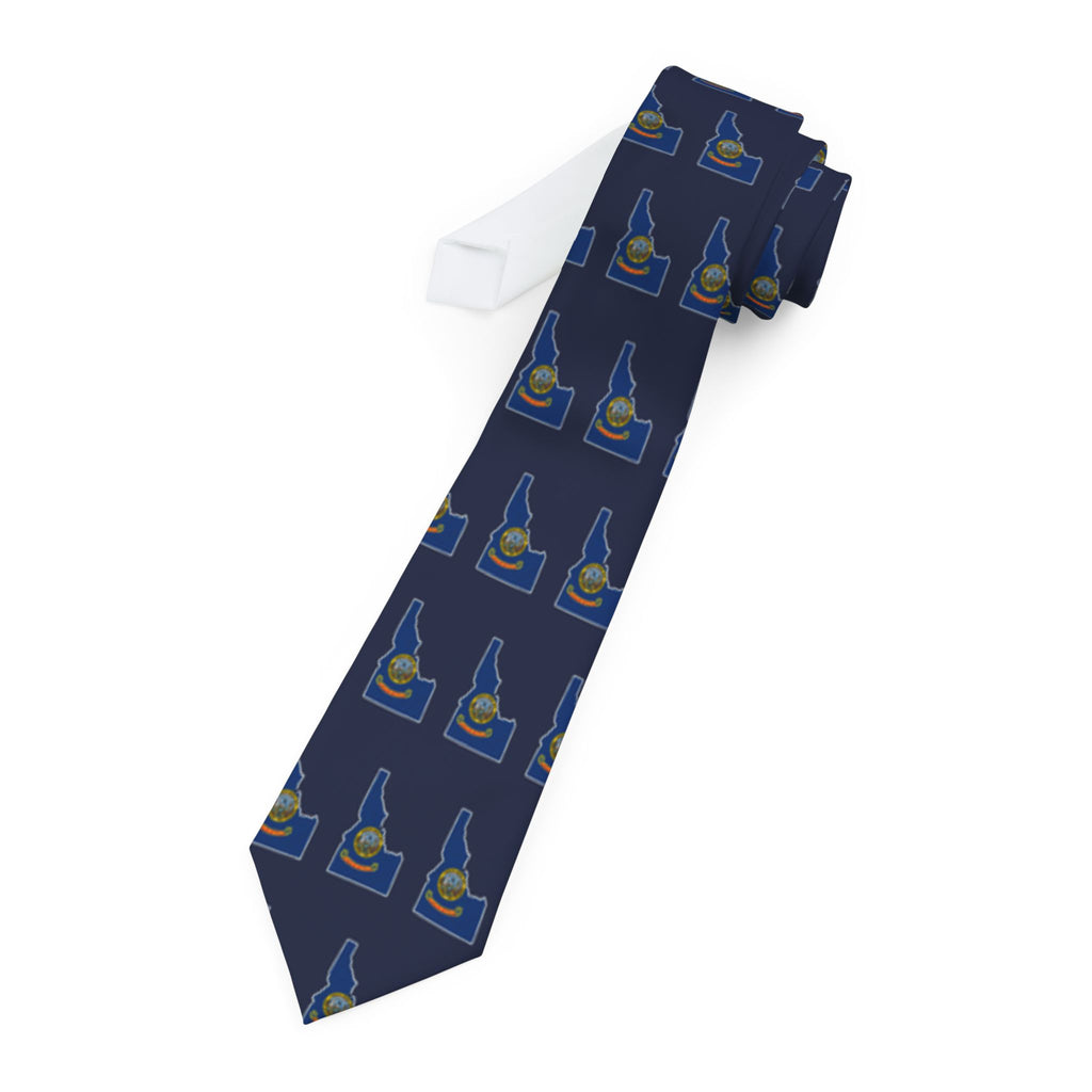 Idaho Mission Flag Map Tie