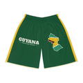 Guyana Georgetown Mission Basketball Shorts, front view