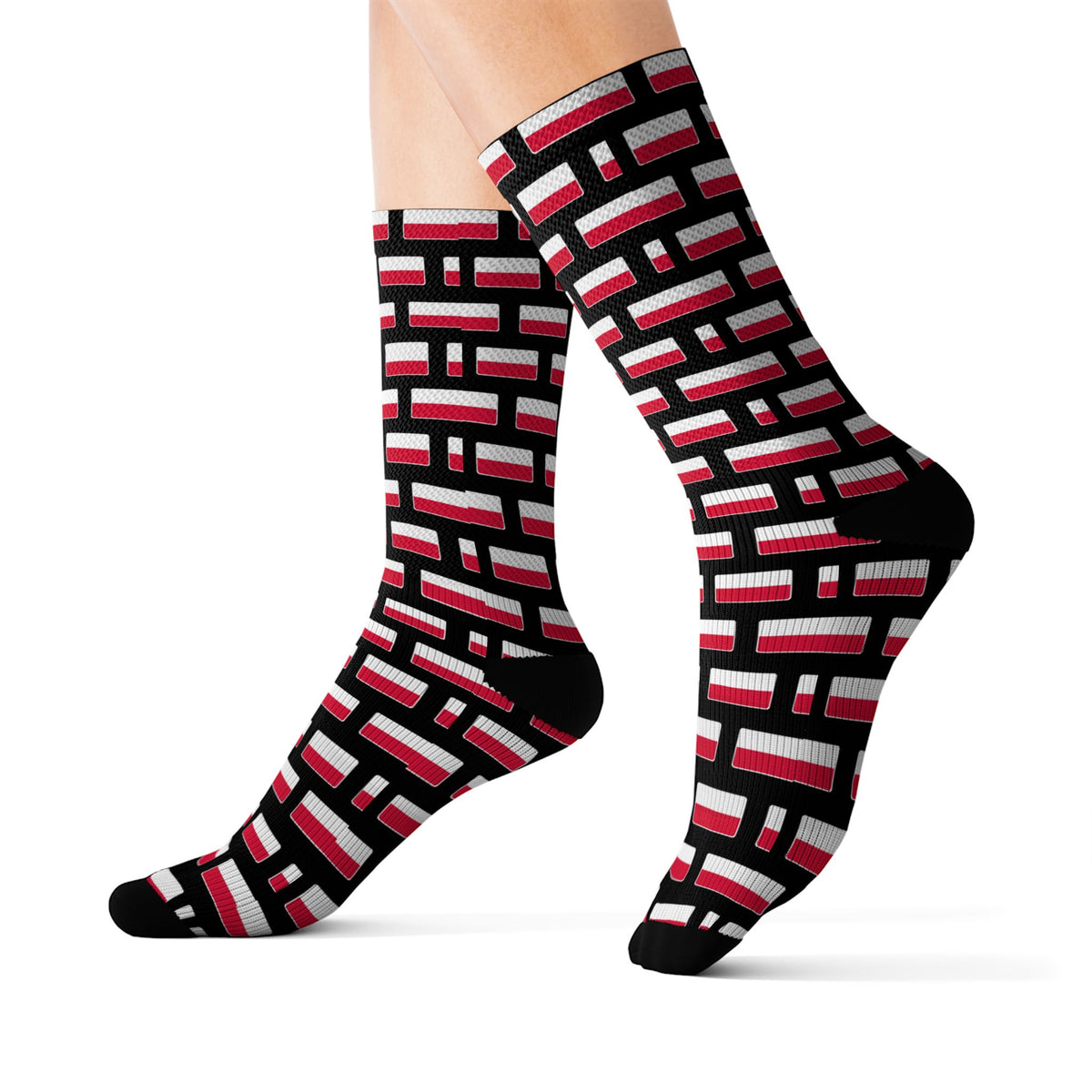 Poland Mission Flag Socks
