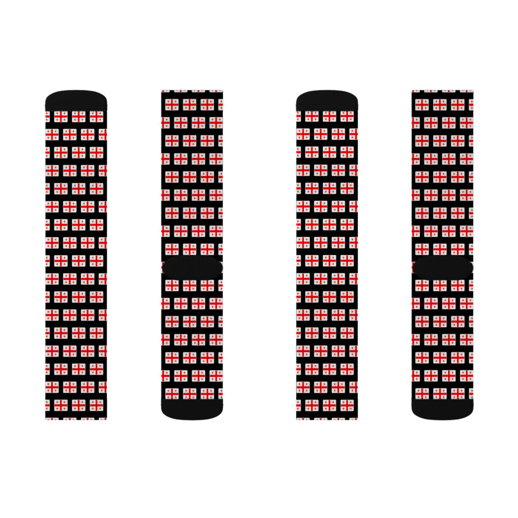 Georgia (Country) Mission Flag Socks
