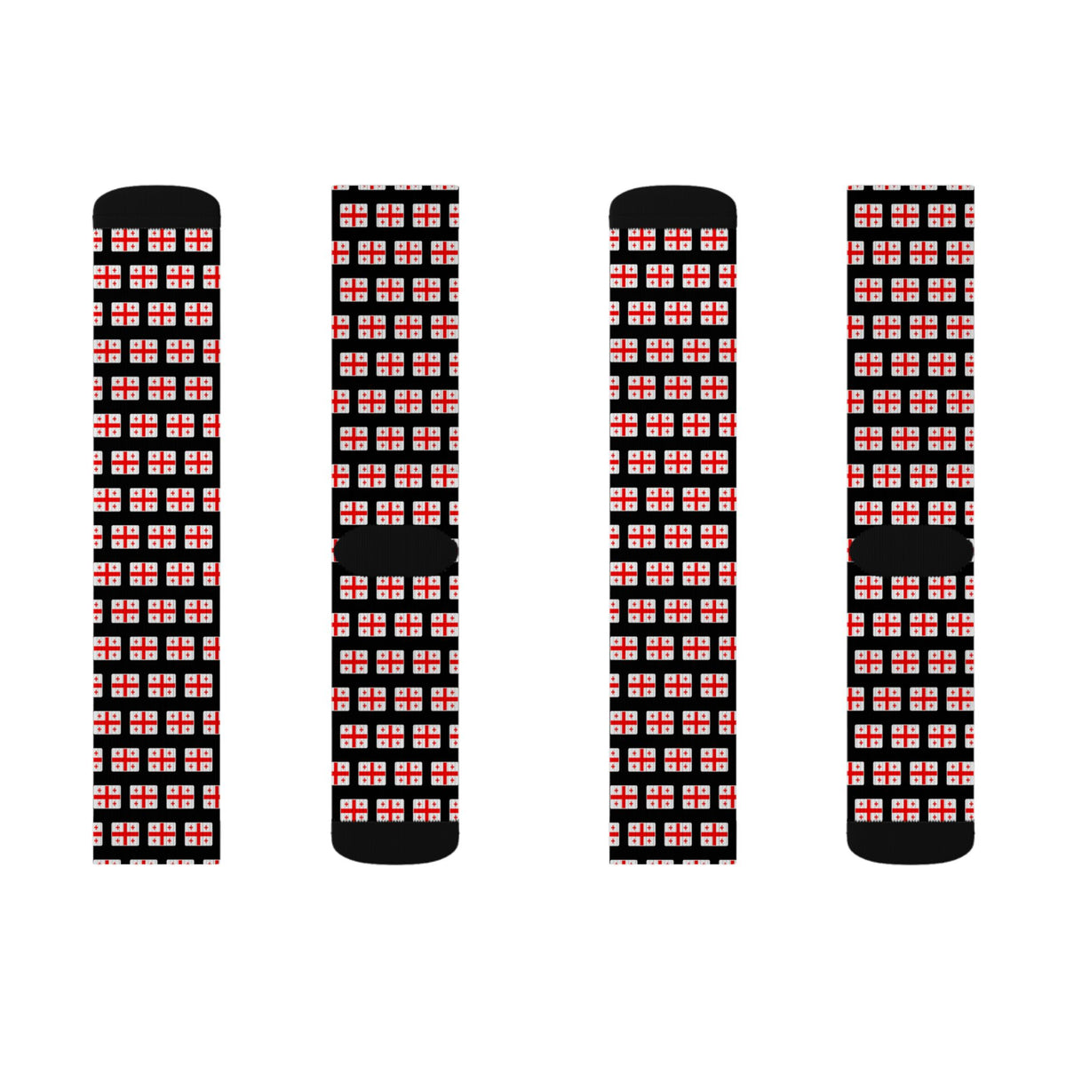 Georgia (Country) Mission Flag Socks