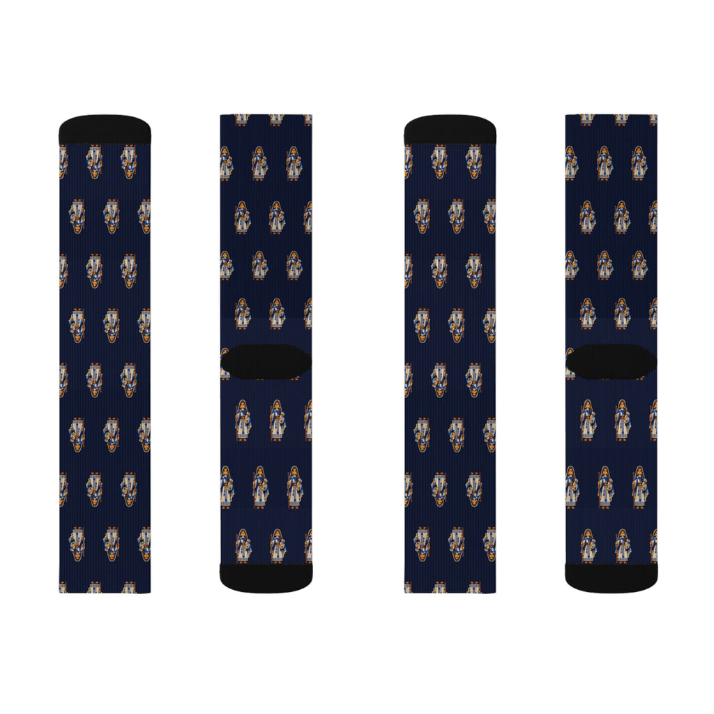 Sariah Brick Chess crew socks by Weak Things view 2