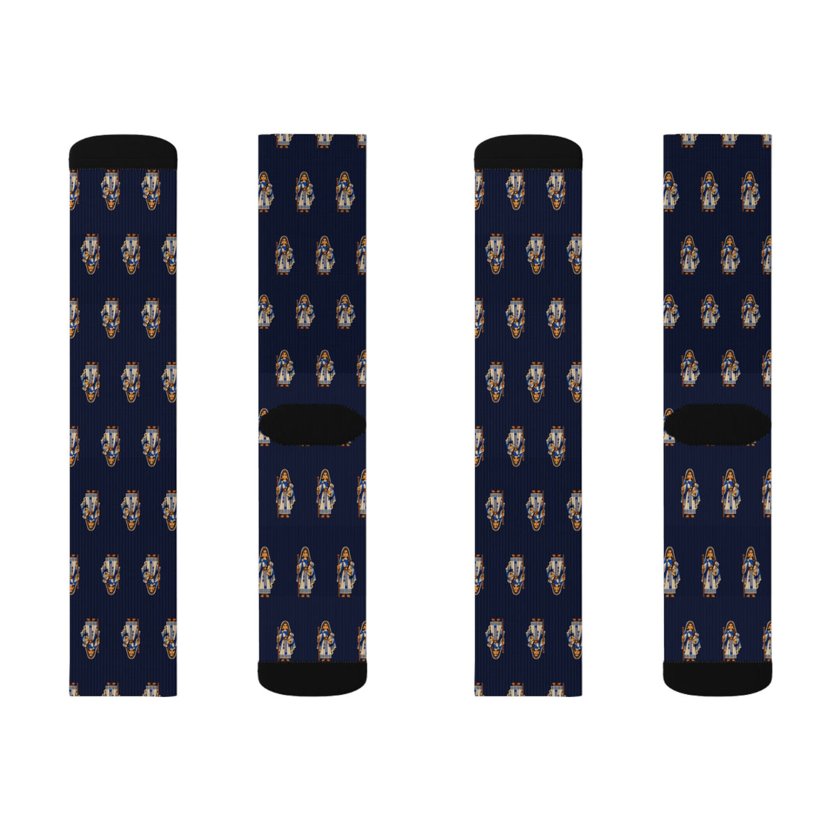Sariah Brick Chess crew socks by Weak Things view 2