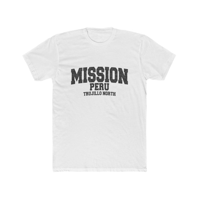 Peru Trujillo North Mission T-Shirt in Solid White, front view