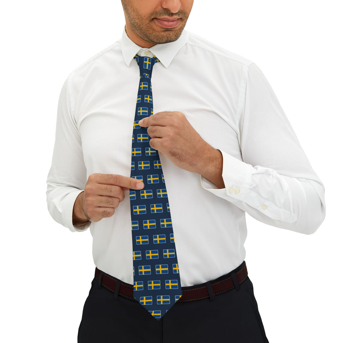 Sweden Mission Flag Tie