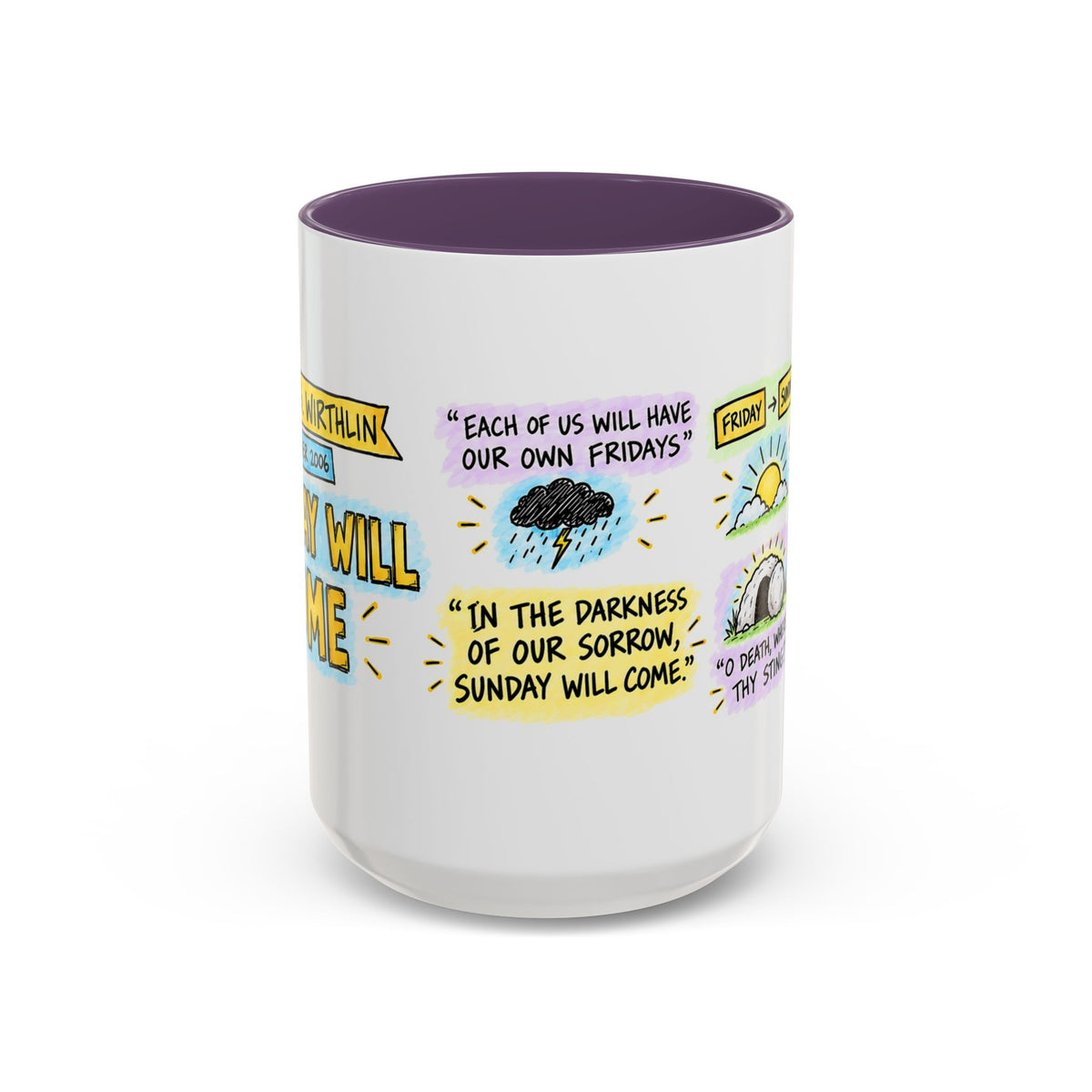 Sunday Will Come Sketch Note Mug — Joseph B. Wirthlin