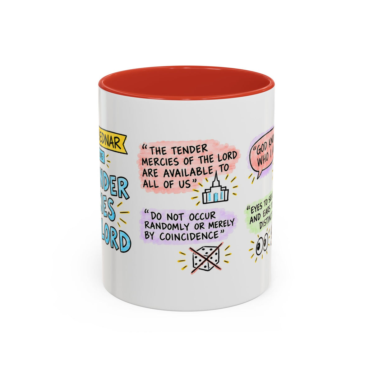 The Tender Mercies of the Lord Sketch Note Mug — David A. Bednar